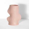 Fluxo Ceramic Vase -  Medium Pink
